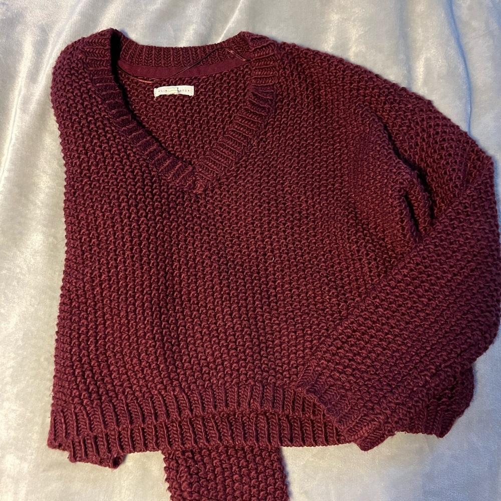 Pacsun LA hearts meadow v-neck sweater